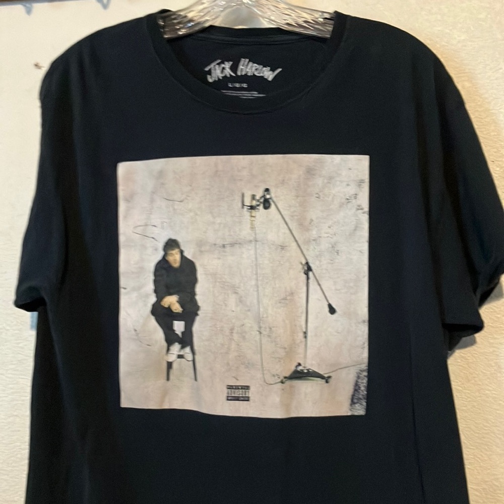 Jack Harlow Album Cover on Black Tee Shirt‎